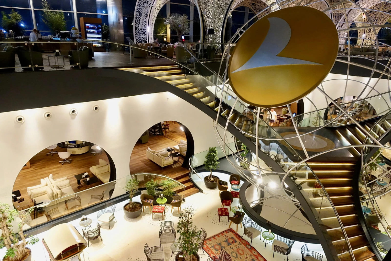 Turkish Airlines lounge at Istanbul Airport
